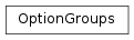 Inheritance diagram of OptionGroups