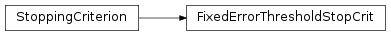 Inheritance diagram of FixedErrorThresholdStopCrit