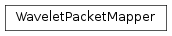 Inheritance diagram of WaveletPacketMapper